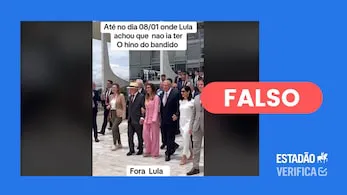 Falso: Vídeo de ato em memória ao 8 de Janeiro tem áudio adulterado para incluir gritos contra Lula