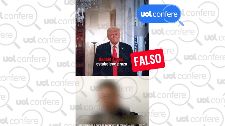 Falso: Não há evidências de que Trump exigiu renúncia de Moraes em 24 horas